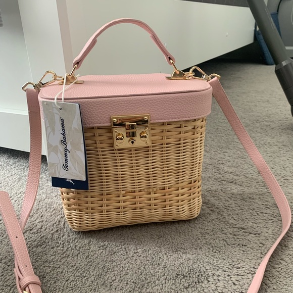 NWT Tommy Bahama Wicker Purse Bag - Picture 4 of 4